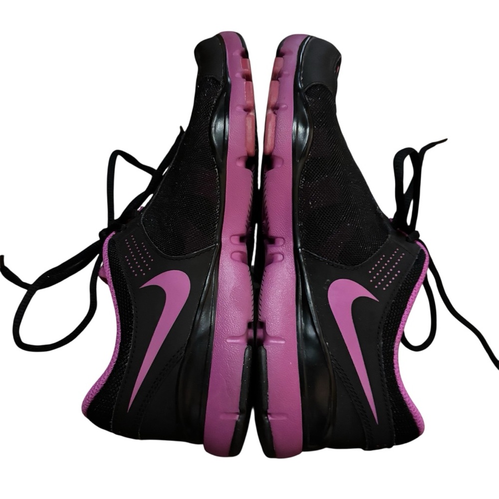 NIKE Flex TR 2 Sneakers Women’s 7 Black Purple 511332-002 Training Yoga Walking